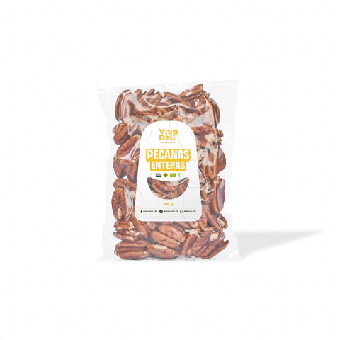 Pecanas Peladas Enteras Orgánicas (140 g) - Frutos Secos & Snacks